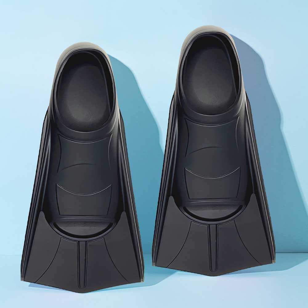 Swim Fins - ฟินดำน้ำซิลิโคนแบบสั้น สำหรับดำน้ำตื้น ดำน้ำลึก ฝึกซ้อมว่ายน้ำหน้าอก สำหรับผู้ชายและผู้หญิง
