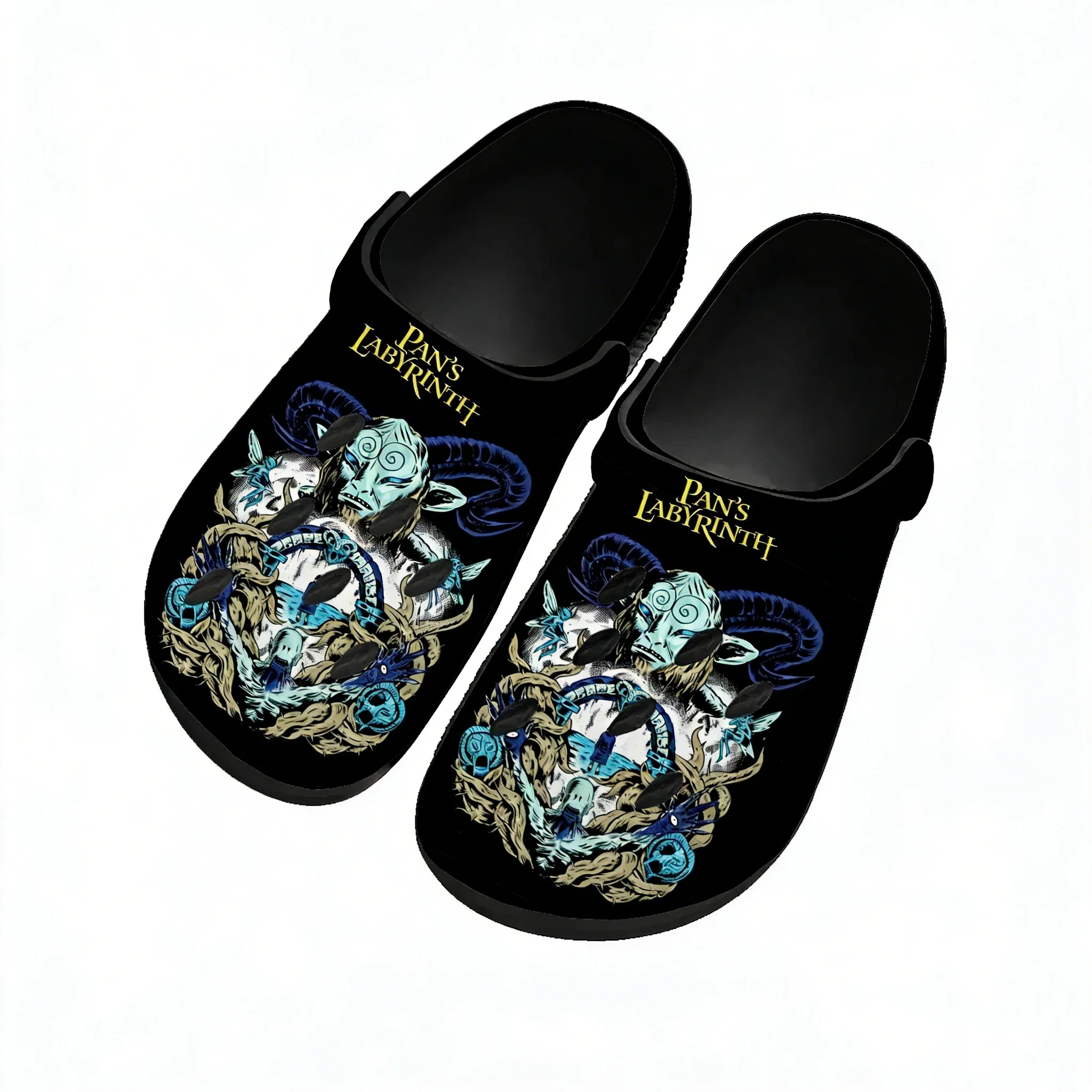 Water Shoes - รองเท้าแตะสั่งทำพิเศษ Pan's Labyrinth สำหรับผู้หญิงวัยรุ่น แฟชั่นรองเท้าใส่เล่นน้ำ ระบายอากาศได้ดี