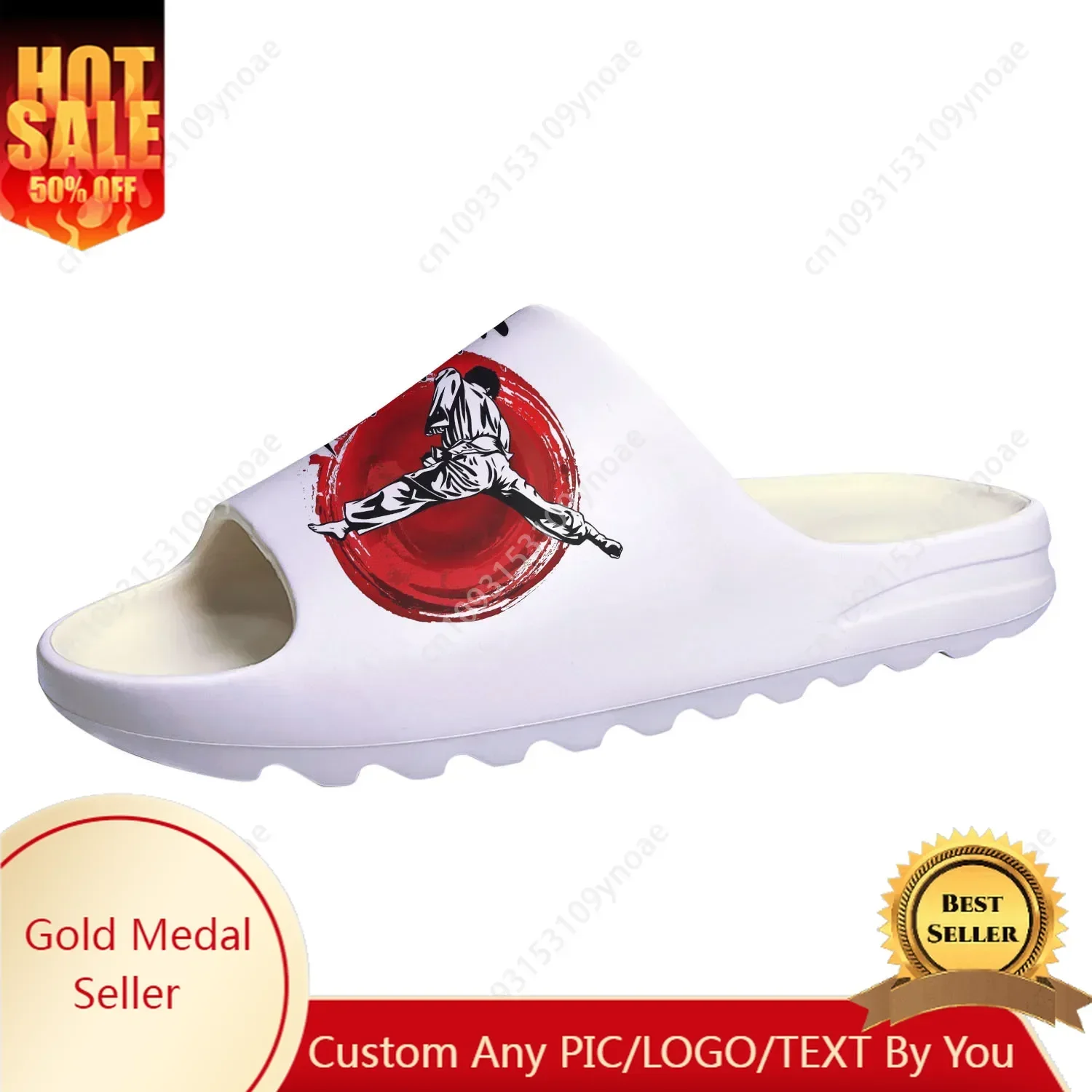 Water Shoes - รองเท้าแตะพื้นนุ่มสำหรับยูโด ไอคิโด เทควันโด รองเท้าแตะใส่ในบ้าน รองเท้ากันน้ำแบบสวม รองเท้าแตะสำหรับผู้ชาย
