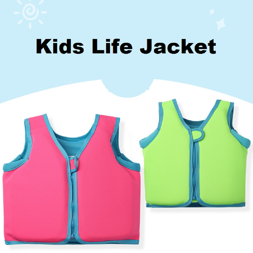 Life Jacket - เสื้อกั๊กนีโอพรีนสำหรับเด็กหัดว่ายน้ำชุดเสื้อชูชีพโต้คลื่นล่องแก่งว่ายน้ำแล่นเรือใบ