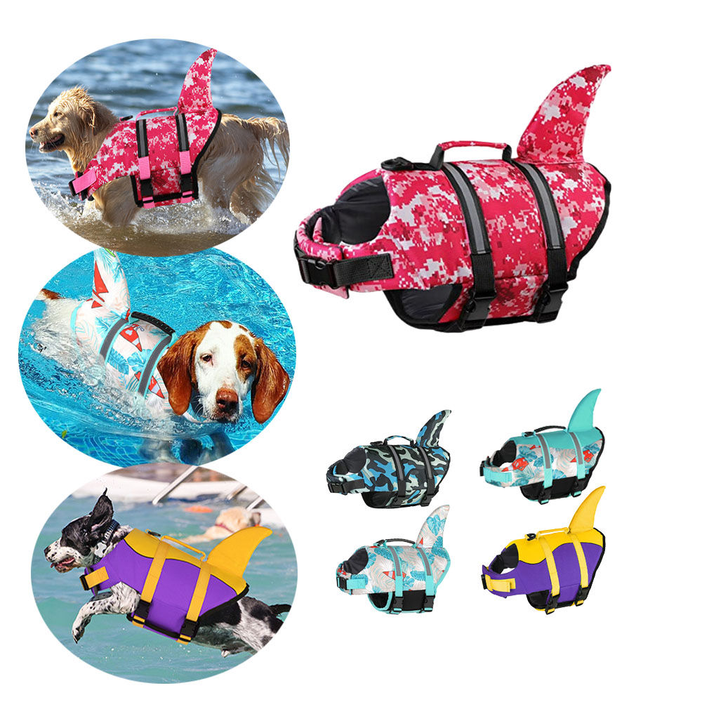 Life Jacket - เสื้อชูชีพสำหรับสุนัขเสื้อชูชีพสำหรับสุนัขเสื้อชูชีพสำหรับว่ายน้ำพายเรือเสื้อชูชีพกู้ภัยชูชีพสำหรับสัตว์เลี้ยงสำหรับแมวและสุนัขตัวใหญ่