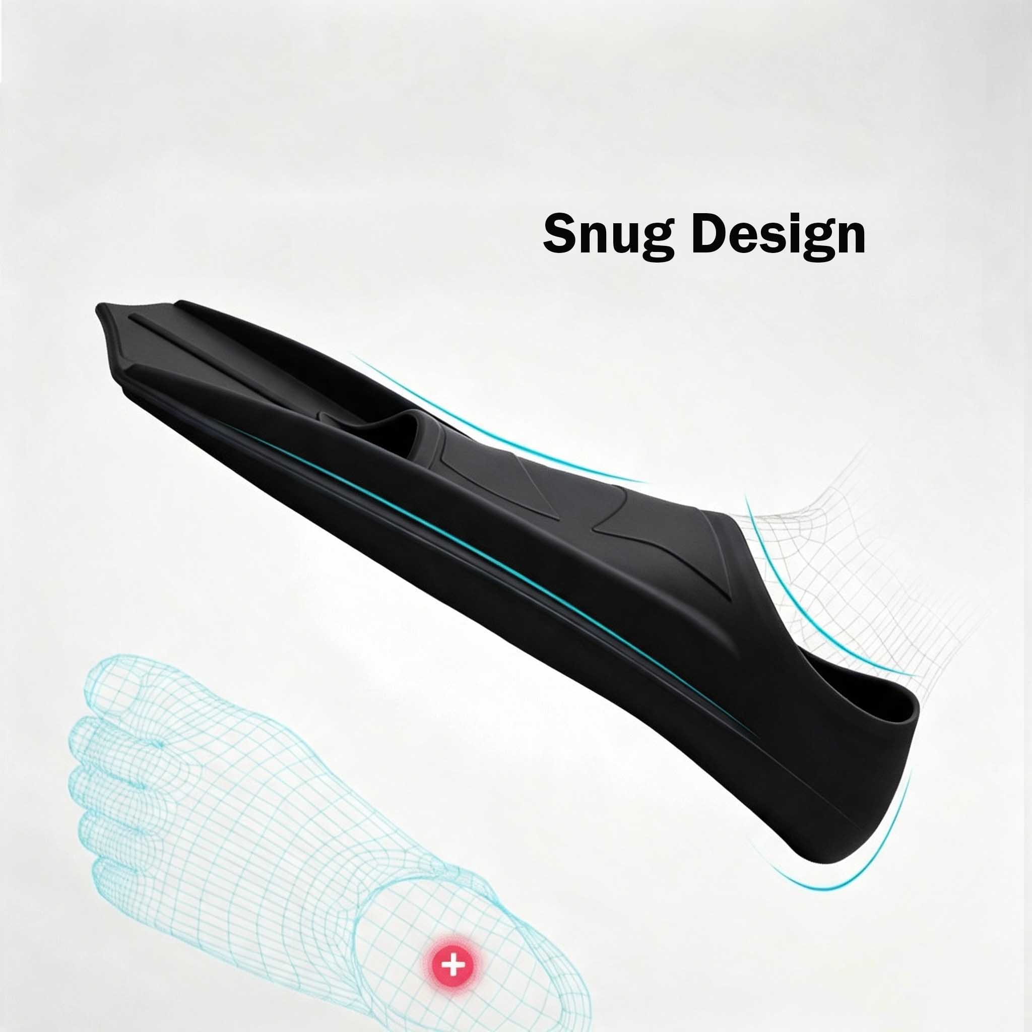 ฟินดำน้ำซิลิโคนแบบสั้น สำหรับด - Swim Fins บทวิจารณ์และราคา