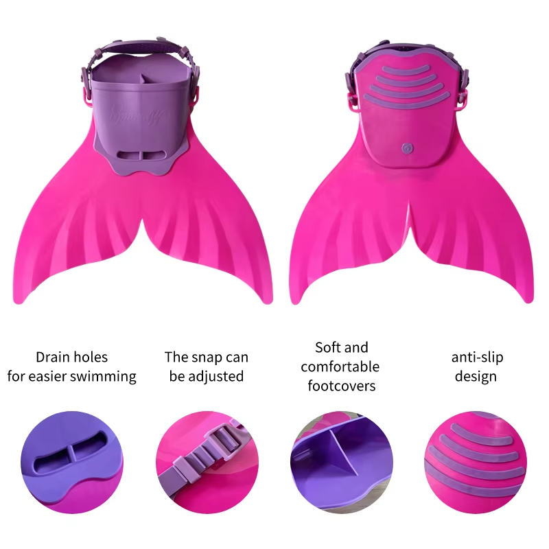 ครีบนางเงือกสำหรับเด็ก 2 แบบ ค - Flippers Swimming บทวิจารณ์และราคา