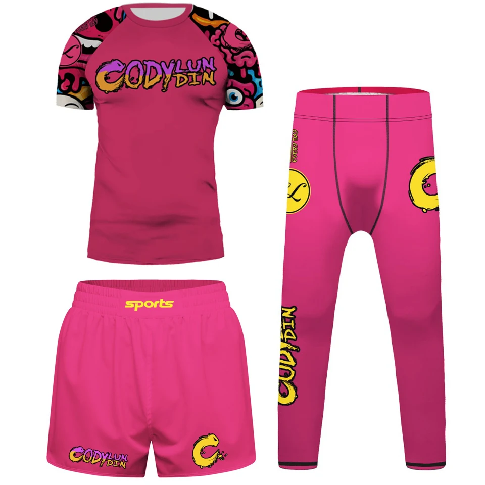 ชุดกีฬาสำหรับเด็ก MMA มวยไทย ย - Rash Guard บทวิจารณ์และราคา