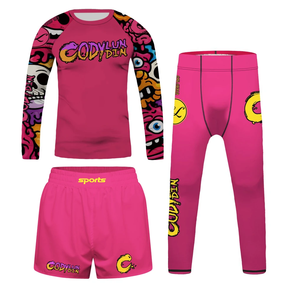 ชุดกีฬาสำหรับเด็ก MMA มวยไทย ย - Rash Guard บทวิจารณ์และราคา