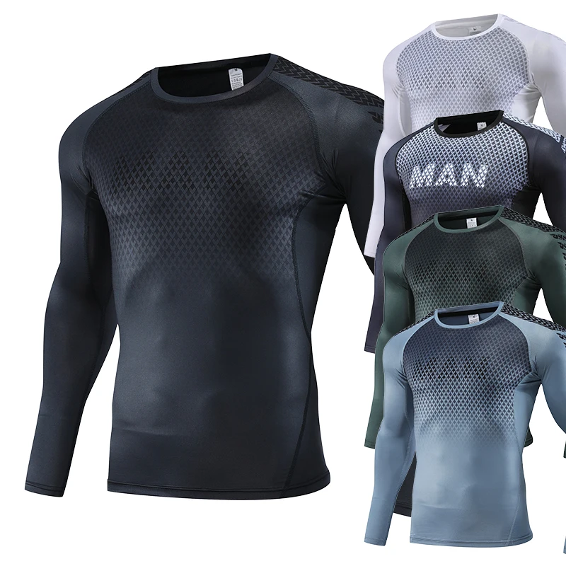 Mens กีฬาสำหรับฟิตเนสเสื้อยืดเ - Rash Guard บทวิจารณ์และราคา