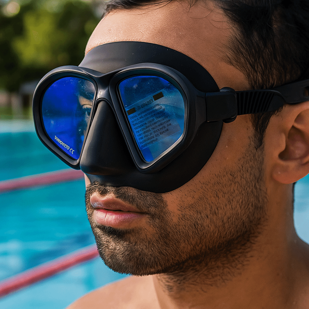 หน้ากากดำน้ำแบบกระจกนิรภัยพับไ - Snorkel Set บทวิจารณ์และราคา