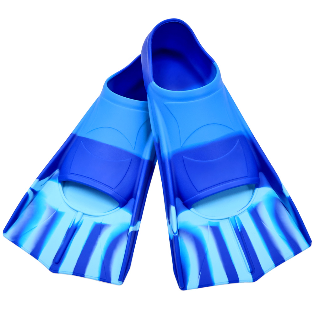 ฟินว่ายน้ำซิลิโคนแบบสั้น สำหรั - Flippers Swimming บทวิจารณ์และราคา
