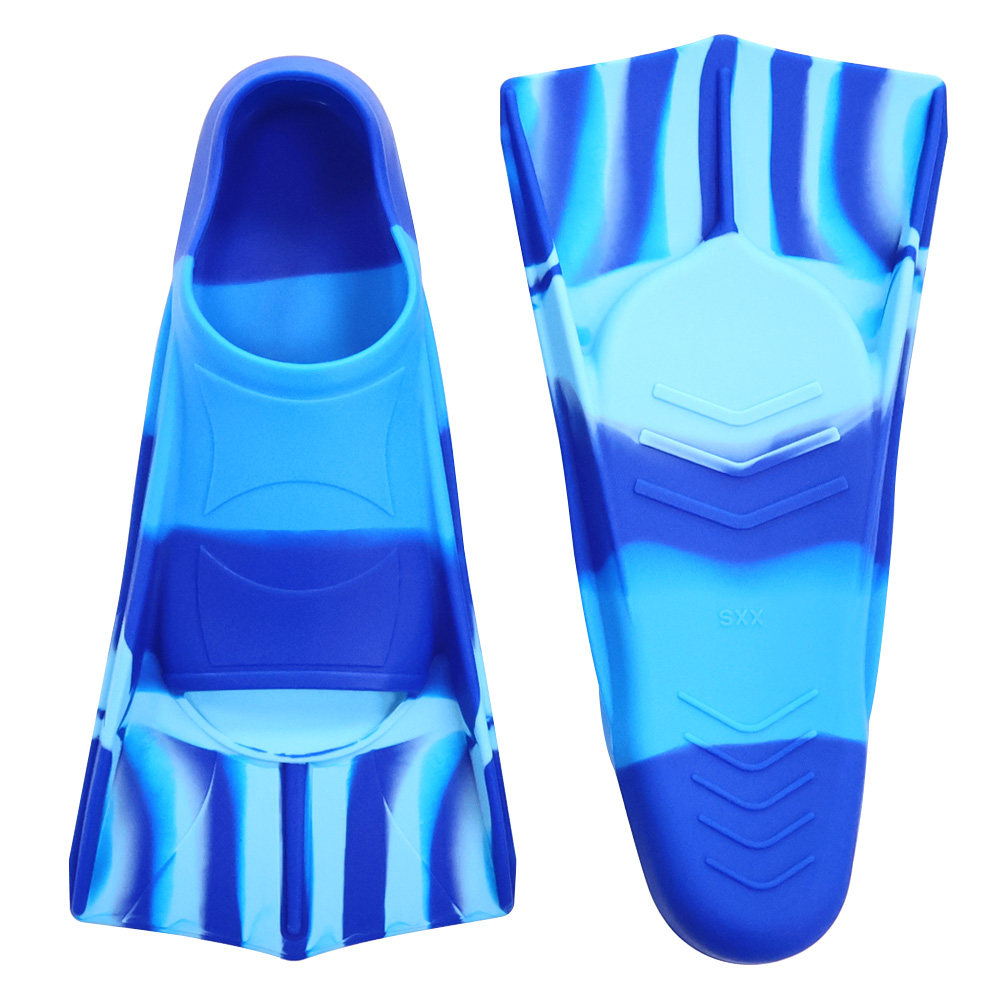 ฟินว่ายน้ำซิลิโคนแบบสั้น สำหรั - Flippers Swimming บทวิจารณ์และราคา