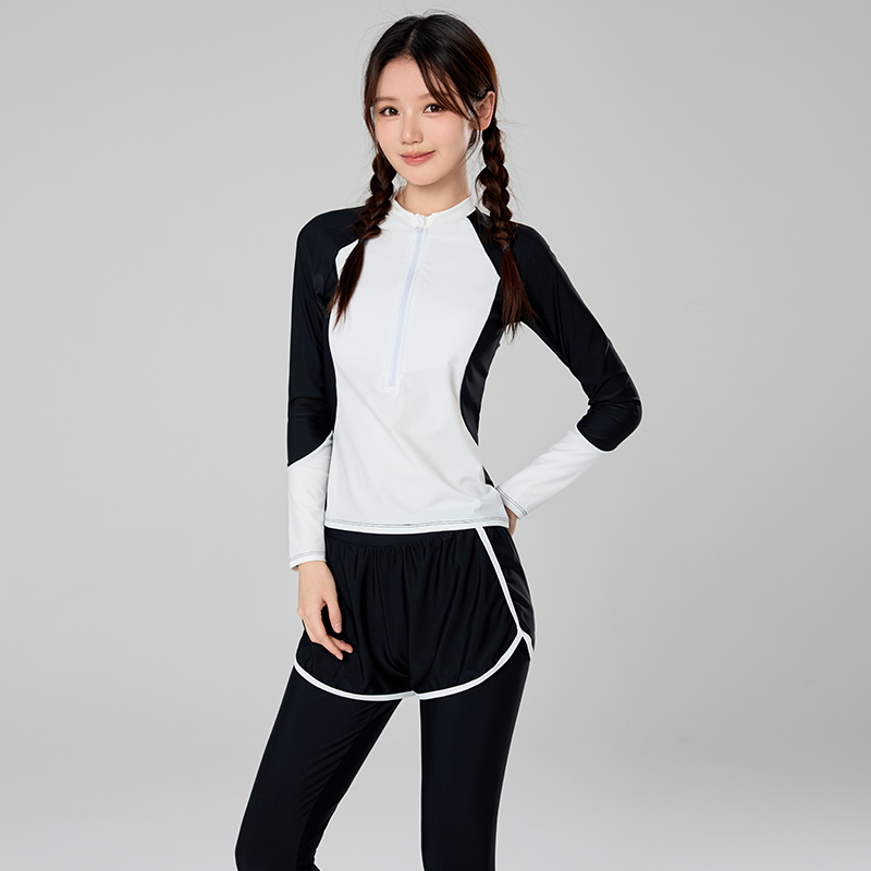 ชุดว่ายน้ำมุสลิมสำหรับเด็กผู้ห - Rash Guard บทวิจารณ์และราคา