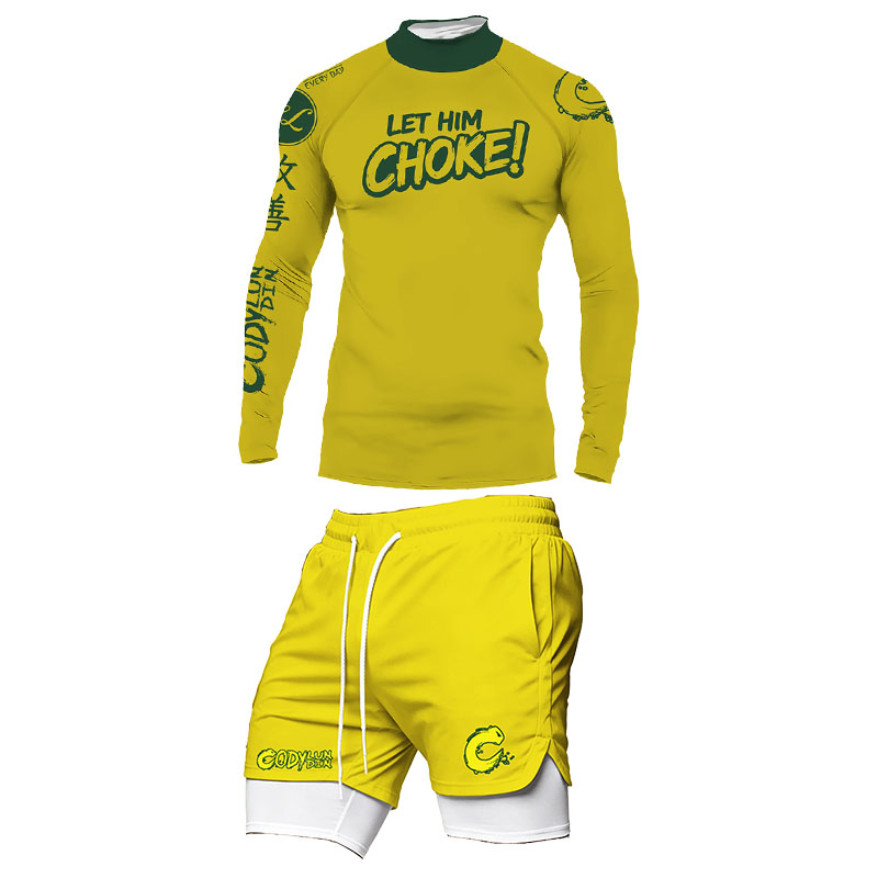 ชุดแรชการ์ดสำหรับผู้ชาย BJJ สำ - Rash Guard บทวิจารณ์และราคา