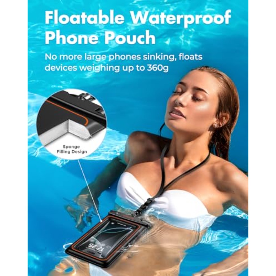 ซองกันน้ำสำหรับโทรศัพท์แบบลอยน - Dry Bag Waterproof บทวิจารณ์และราคา