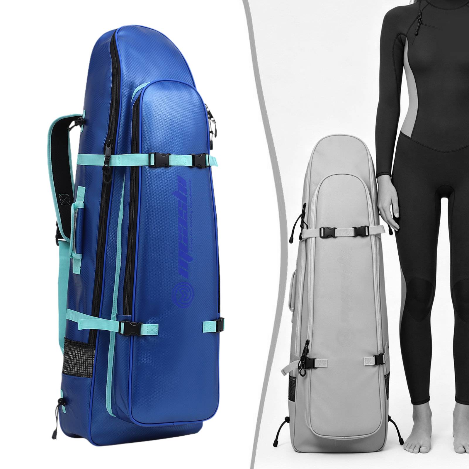 กระเป๋าใส่ฟินดำน้ำแบบพกพา กระเ - Flippers Swimming บทวิจารณ์และราคา